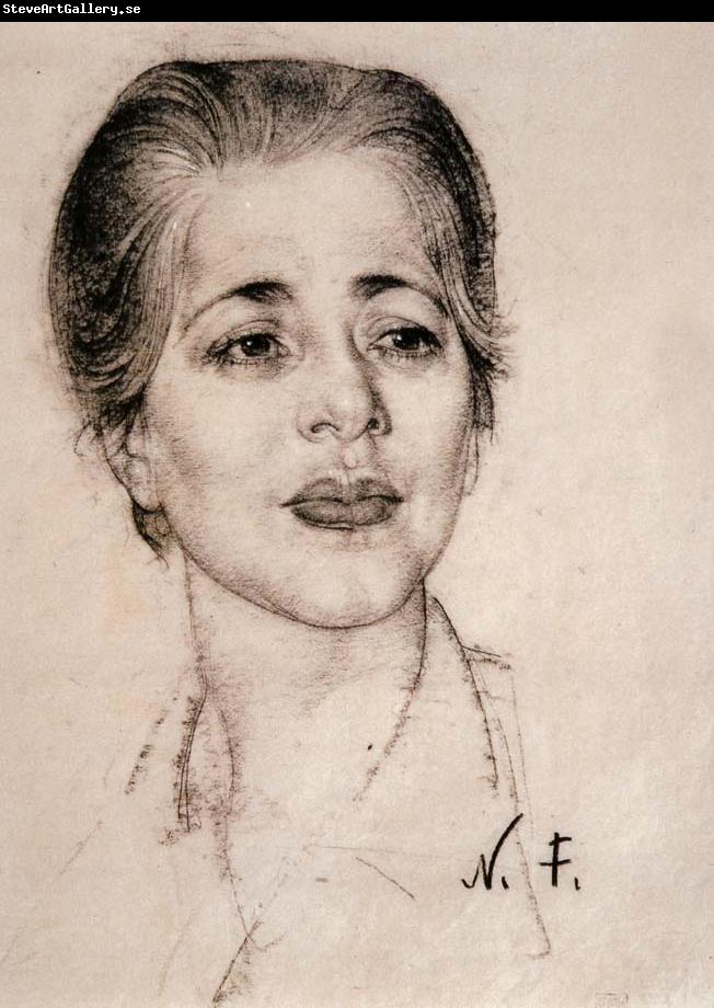 Nikolay Fechin Portrait of lady